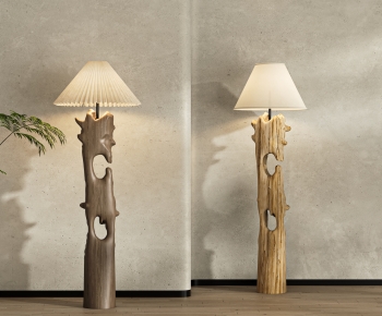 Wabi-sabi Style Floor Lamp-ID:385229675