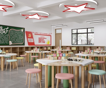 Modern School Classrooms-ID:864442115