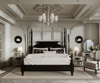 French Style Bedroom-ID:125079248