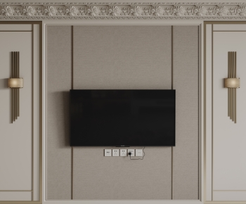 French Style TV Wall-ID:724813948