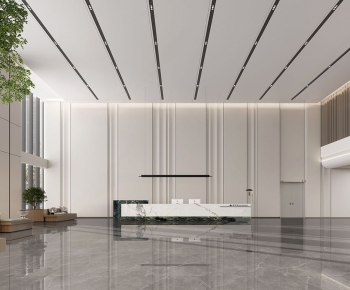 Modern Office Reception Desk-ID:775363924