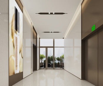 Modern Office Elevator Hall-ID:561969047