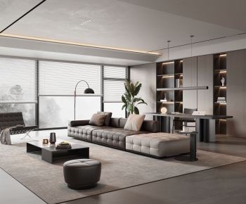 Modern A Living Room-ID:738408095