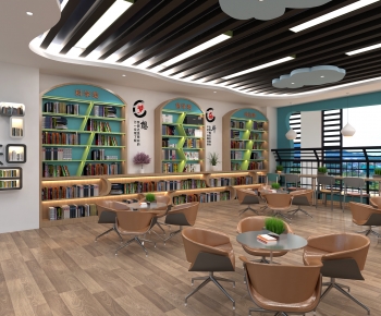 Modern Bookstore Book Bar-ID:336097002