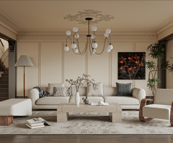 French Style A Living Room-ID:354029895