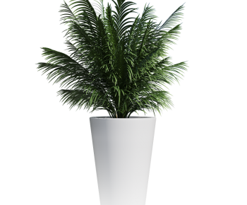 Modern Potted Green Plant-ID:182380913