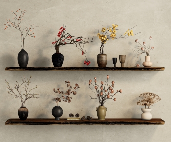 Wabi-sabi Style Flowers-ID:669867043