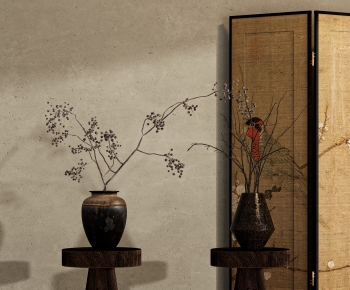 Wabi-sabi Style Flowers-ID:725627905