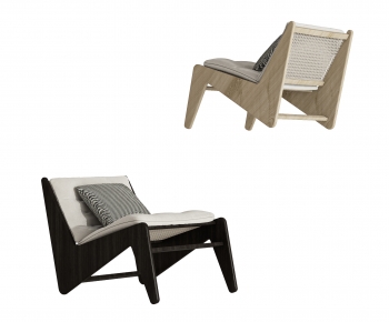 Wabi-sabi Style Lounge Chair-ID:437382946