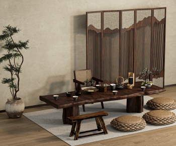 New Chinese Style Tea Tables And Chairs-ID:124984984