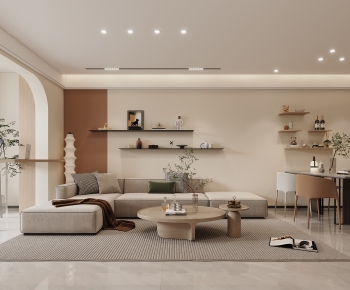 Modern A Living Room-ID:948884961