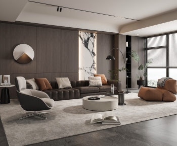 Modern A Living Room-ID:498366123