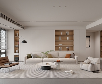 Modern A Living Room-ID:681195972