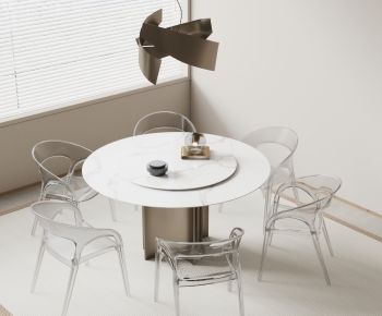 Modern Dining Table And Chairs-ID:557352074