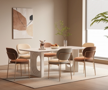 Modern Dining Table And Chairs-ID:543534994