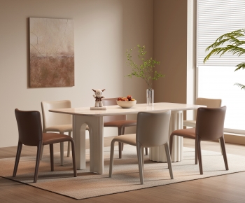 Modern Dining Table And Chairs-ID:776940118