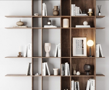 Wabi-sabi Style Bookshelf-ID:439246896