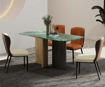 Modern Dining Table And Chairs-ID:853616002