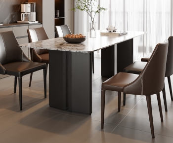 Modern Dining Table And Chairs-ID:205833912