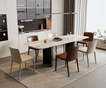 Modern Dining Table And Chairs-ID:446276903