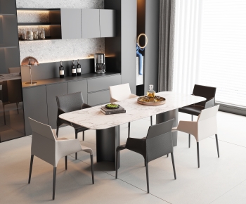 Modern Dining Table And Chairs-ID:788774019