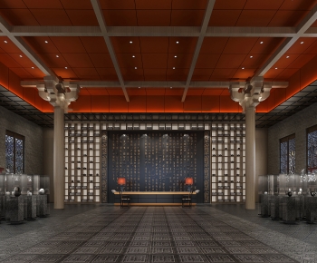 New Chinese Style Lobby Hall-ID:598872906