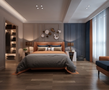 Simple European Style Bedroom-ID:573510898