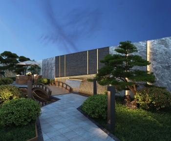 New Chinese Style Courtyard/landscape-ID:570249646