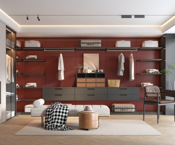 Modern Clothes Storage Area-ID:884023901