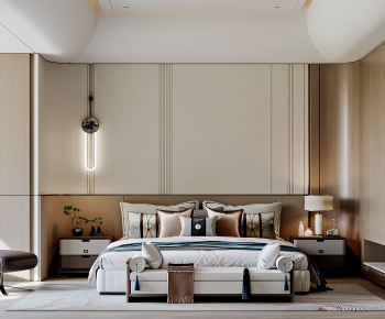 New Chinese Style Bedroom-ID:950383905