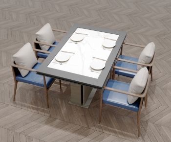 Modern Dining Table And Chairs-ID:988554957