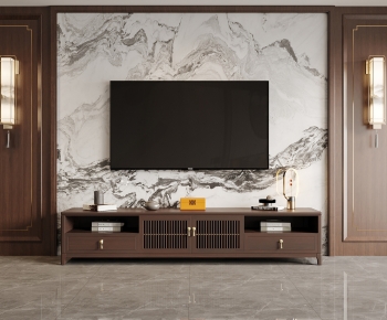 New Chinese Style TV Cabinet-ID:237529996