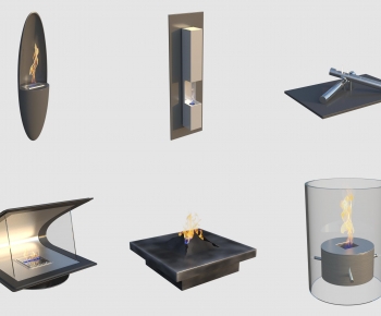 Modern Fireplace-ID:907605894