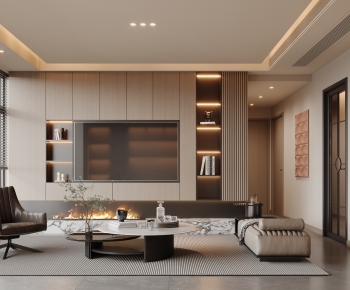 Modern A Living Room-ID:812809541