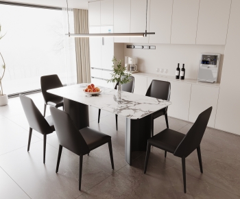 Modern Dining Table And Chairs-ID:104670553