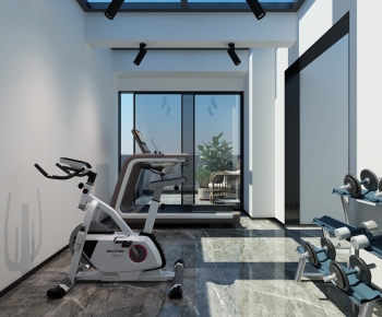 Modern Home Fitness Room-ID:441360008