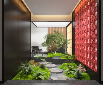 New Chinese Style Garden-ID:737050063