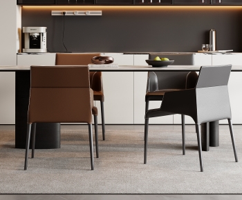 Modern Dining Table And Chairs-ID:557243114