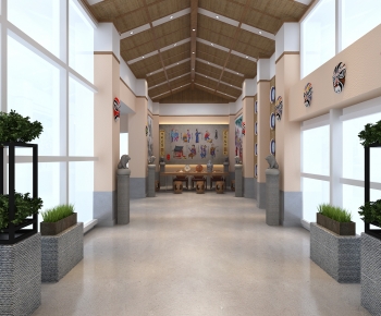 Chinese Style Corridor/elevator Hall-ID:541614069