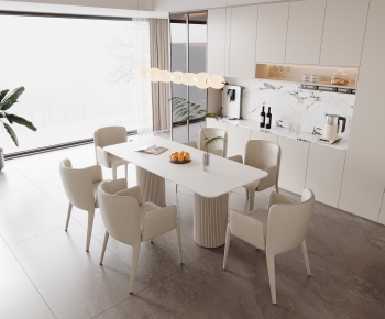 Modern Dining Table And Chairs-ID:890200149