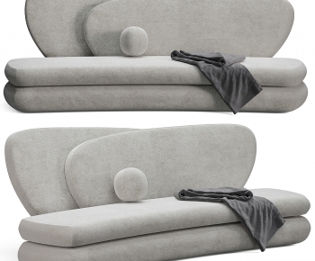 Wabi-sabi Style Curved Sofa-ID:462838899