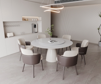 Modern Dining Table And Chairs-ID:588418963