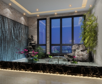 New Chinese Style Garden-ID:896394973