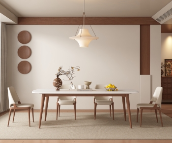 Wabi-sabi Style Dining Room-ID:833611973