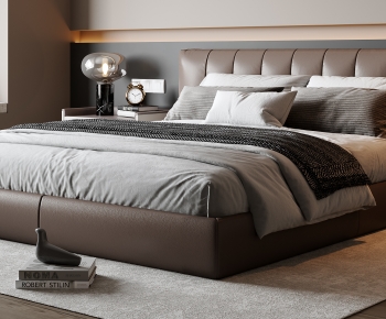 Modern Double Bed-ID:234076021