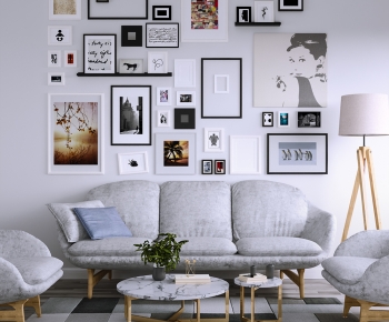 Nordic Style Sofa Combination-ID:699248089