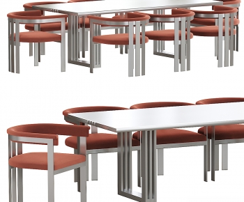 Modern Dining Table And Chairs-ID:705749035