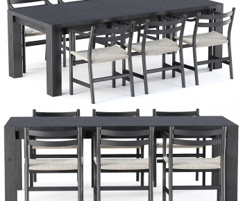 Modern Dining Table And Chairs-ID:932532079