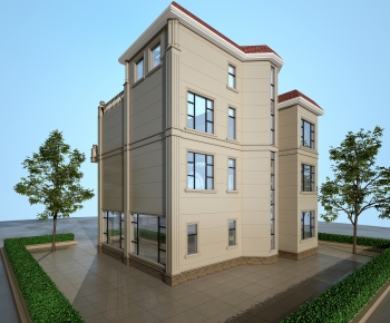 Simple European Style Detached Villa-ID:731281047