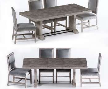 Wabi-sabi Style Dining Table And Chairs-ID:538047085